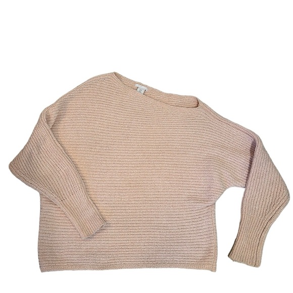 Pure / US Sweater Off Shoulder Pink Peach Small - Picture 3 of 12